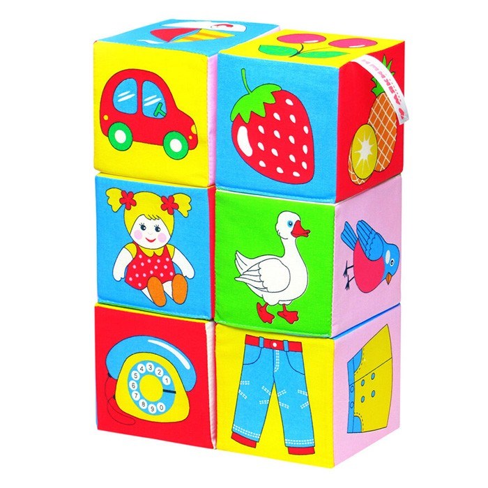 Мякиши Кубики Предметы 001 118-281