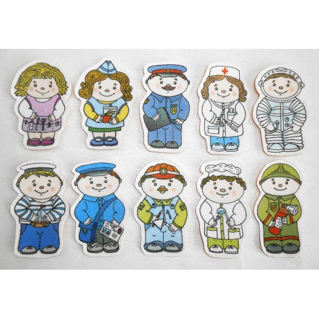 Игрушка развивающая Набор Профессии 10 шт. 009.12 318-829