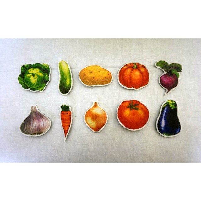 Игрушка развивающая Набор Овощи 10 шт. 009.05 318-827