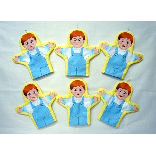 Набор рукавичек Эмоции.Мальчики 6 шт. 011.61 319-439