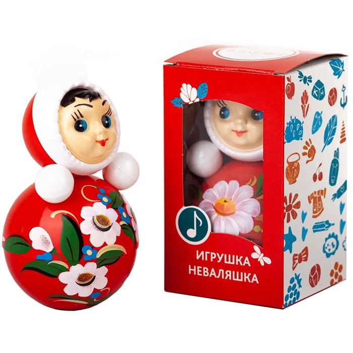 Неваляшка 6С-028 расписная 112мм 417-332