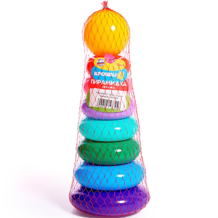 Пирамидка 7 колец  с кругом 10547325 419-750