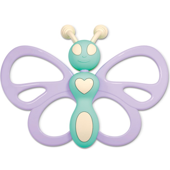 Погремушка-прорезыватель «Бабочка». Коллекция «Бисквит» 02199 /24/ 419-716