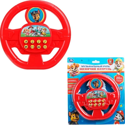 Руль муз. 20+ песен, фраз, звуков Щенячий Патруль Умка HT1478-R3 320-979