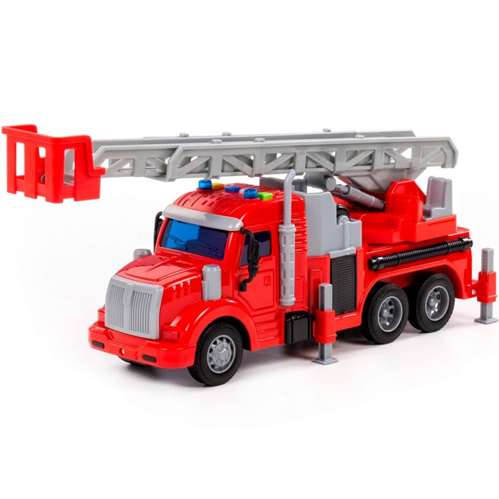 Автомобиль пожарный Профи №2 инерционный со светом и звуком в коробке 54538 П-Е /8/ 431-018