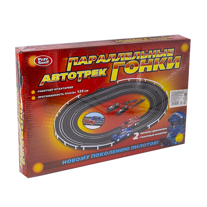 Автотрек 0807 Параллельные гонки в коробке 130-349