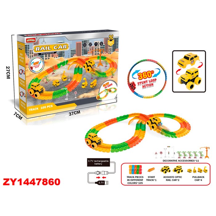 Автотрек 9917C в коробке 430-456