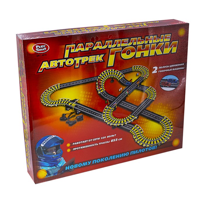 Автотрек 0815 Параллельные гонки длина 853 см в кор. 130-189