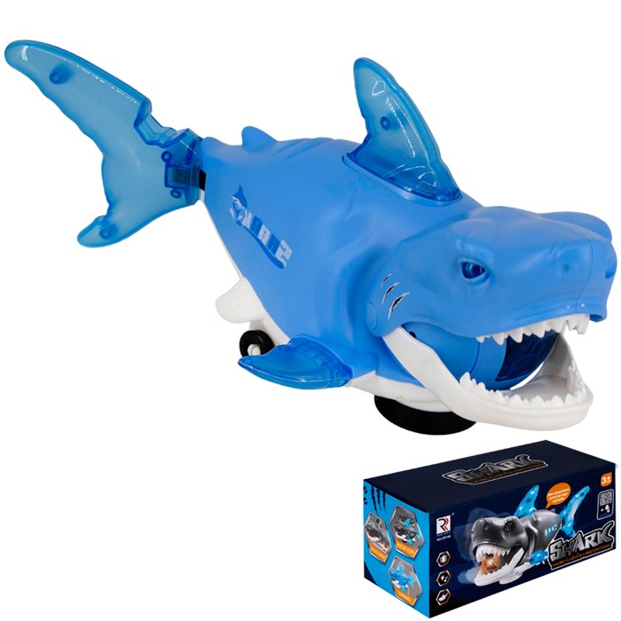 Игрушка на батарейках ZR186 Акула в коробке 430-856