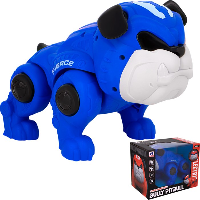 Игрушка на батарейках 8215 Собака синий в кор. 130-923