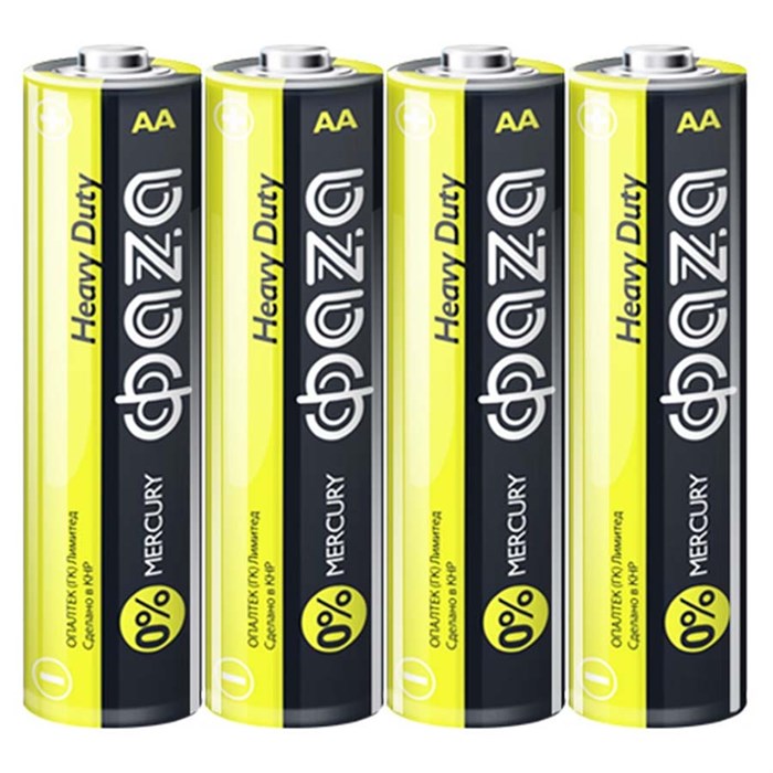 Элемент питания R6HD-S4 ФАЗА (4шт)R6/316 4S /цена за упак/ 329-653