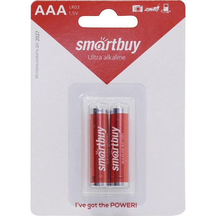 Элемент питания LR 3 SmartBuy (2шт)  2xBL  /цена за упак/ 430-196