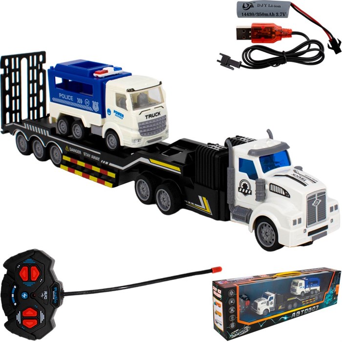 Автовоз на р/у Young Racer MK200-17 с полицией в кор. 104-693