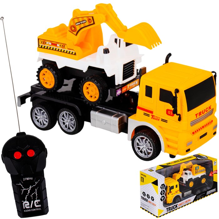 Автовоз на р/у JLF-15 со строит. техникой в кор. 427-476