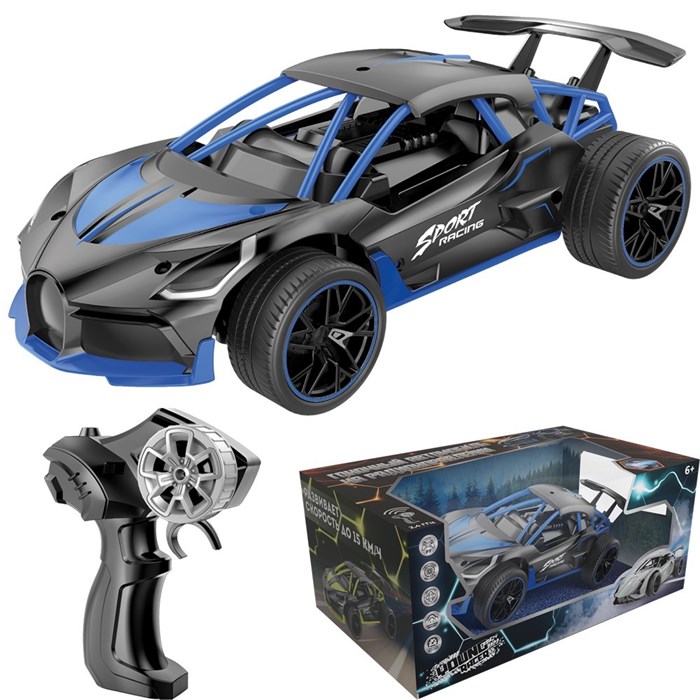 Машина на радиоуправлении Young Racer YS666-771PA Спортивная синий в коробке 427-392