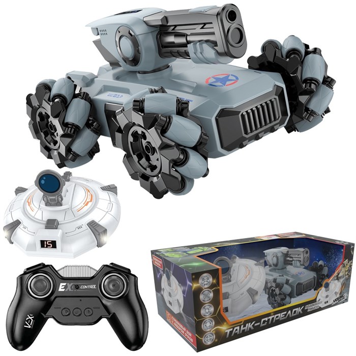 Машина радиоуправлении Young Racer MK666-804MFAB с мишенью аккум, USB, в кор. 126-854