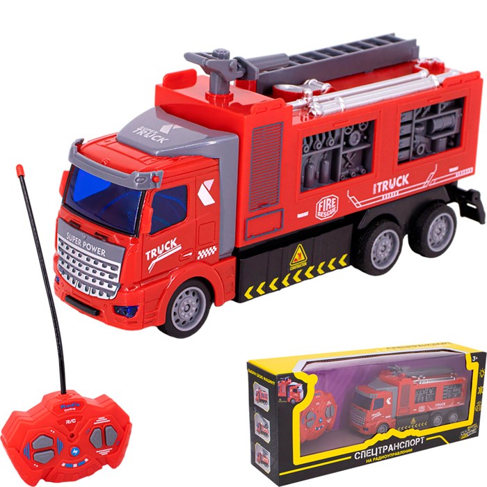 Спецтехника на радиоуправлении Young Racer YSHT005A-UV Пожарная машина в кор. 227-948