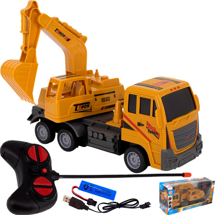 Спецтехника на радиоуправлении 788-1B Экскаватор в коробке 126-837