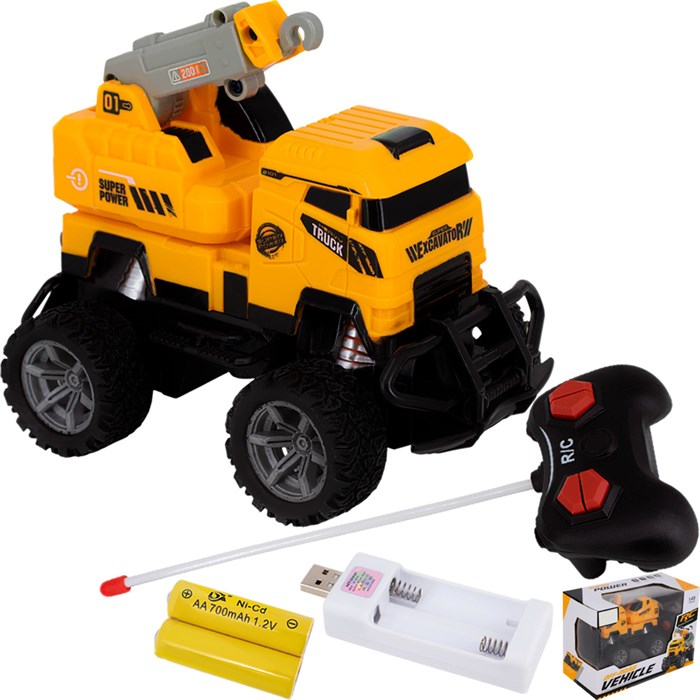 Машина радиоуправлении 091-138B Спецтехника на аккум. в кор. 126-902