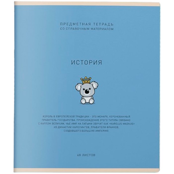 Тетрадь 48 л. клетка Ми-ни-Ми История 022501 898-816