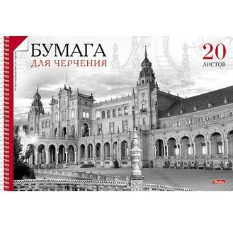 Альбом для рисования. 20 л. А4 Архитектура 033636 спираль Hatber 390-320