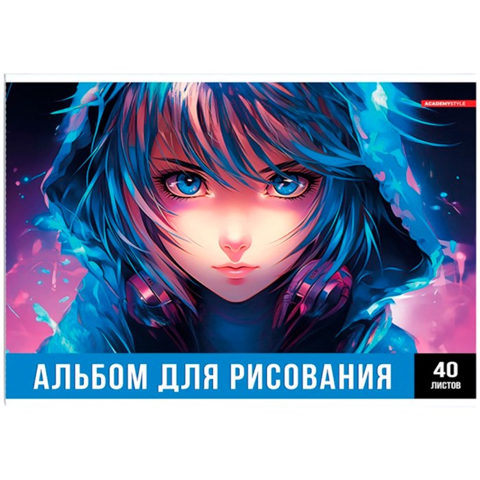 Альбом для рисования 40 л. А4 Геймерша 15383 898-872
