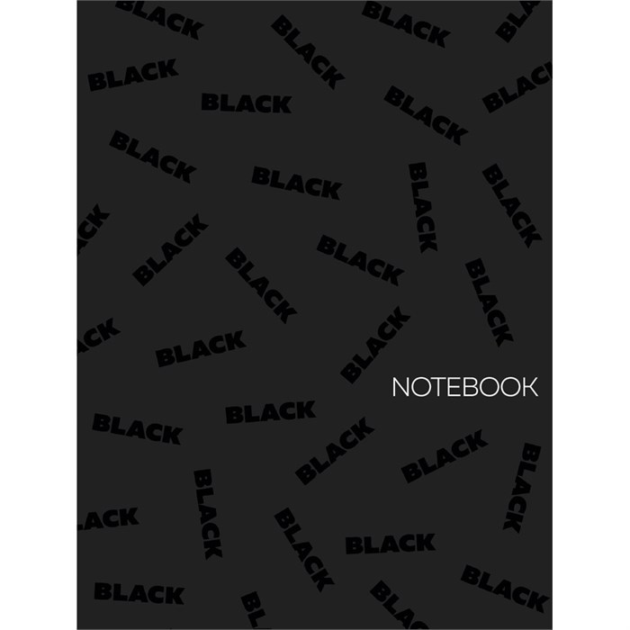 Блокнот 467-0-159-16250-6 в линию Total Black. Black 4 897-323