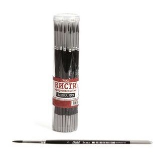 Кисть Белка №3 круглая 03010 Hatber 893-838