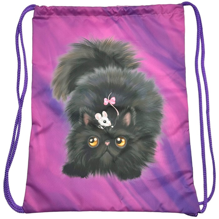 Мешок для обуви Черный кот 73632 910-503