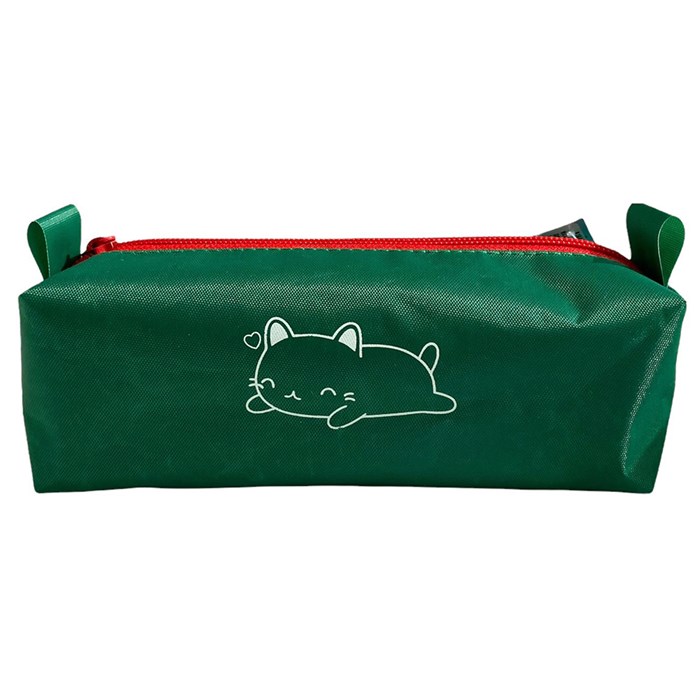 Пенал Кошка зеленый 6104 900-917
