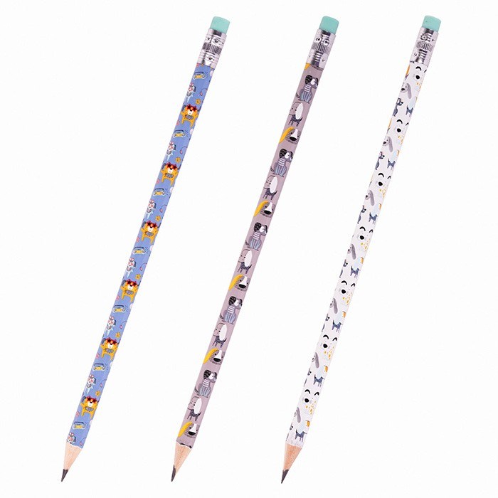 Карандаш ч/гр НВ с ластиком Щенок 181774 ЮНЛАНДИЯ 991-063