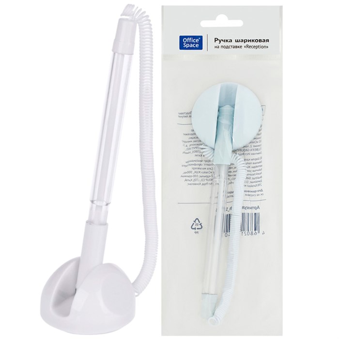 Ручка шариковая синяя OfficeSpace "Reception" 0,7мм TBwh_16076 909-116