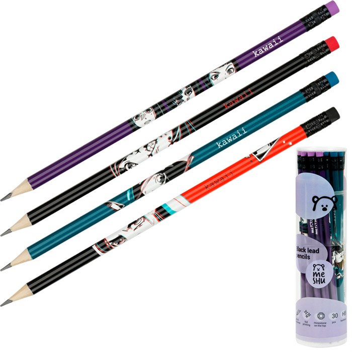 Карандаш ч/гр НВ Kawaii MS_47235 MESHU 894-379