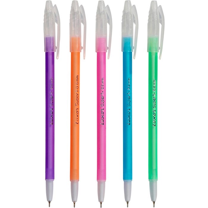 Ручка шариковая синяя 0,6 мм Super 1 31120/50BX 890-251