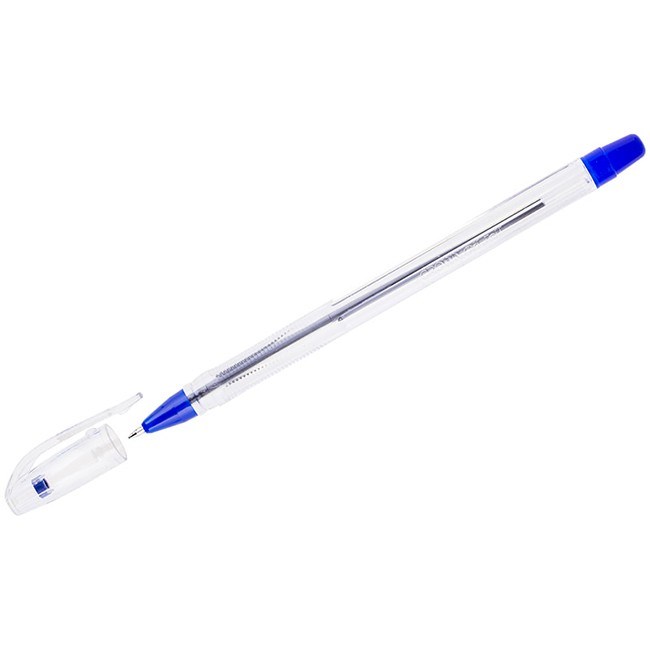 Ручка шариковая синяя Crown Oil Jell 0,7 мм. OJ-500B 790-405