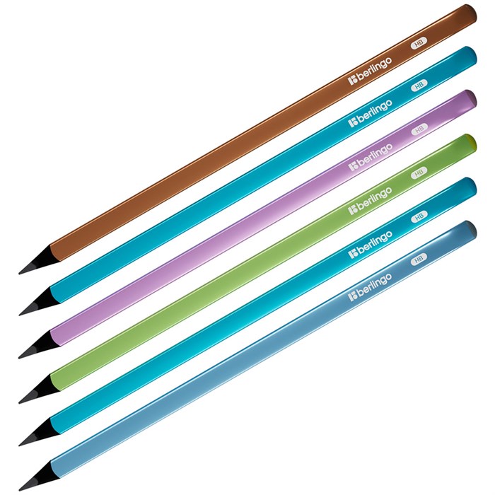 Карандаш ч/гр НВ Metallic черное дерево BP01328 Berlingo 893-868