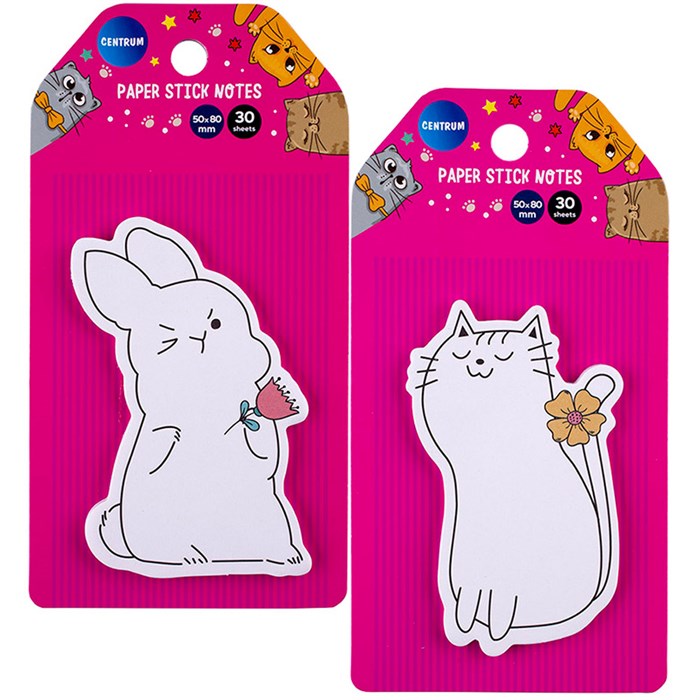 Стикеры Милый кот и кролик 30 листов 80203 898-481
