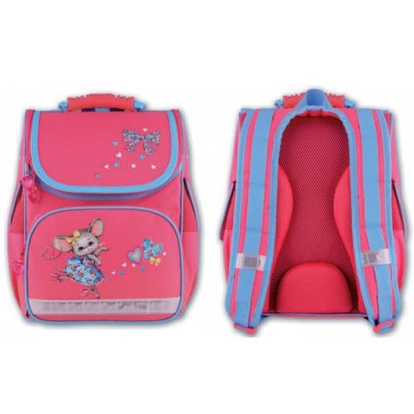 Рюкзак каркасный  Мышка балерина 35х26х15см 43273 893-608