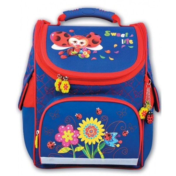 Рюкзак каркасный  Божья коровка 35х26х15см 36354 СТОК 893-606