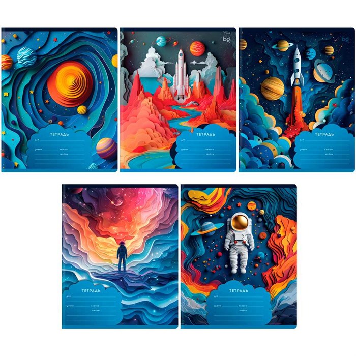 Тетрадь 12 л. клетка BG Paper Art 364940 909-140