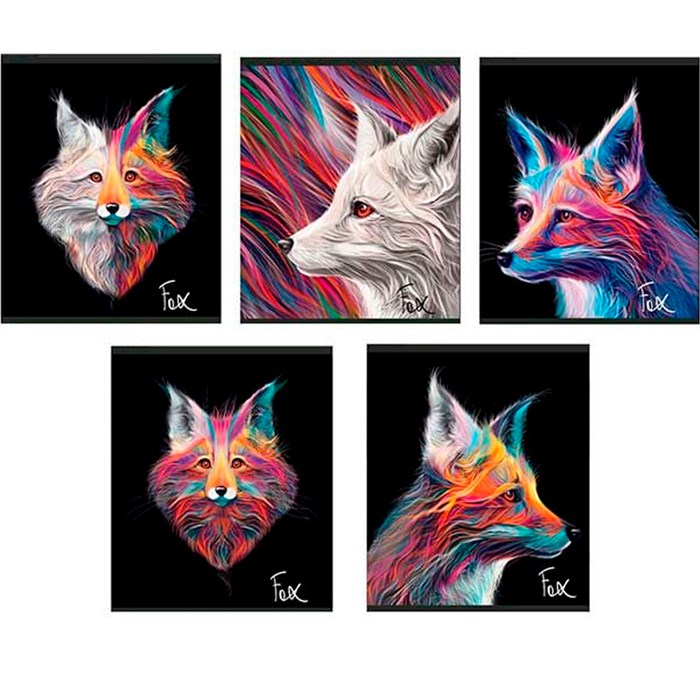 Тетрадь 48 л. клетка Скрепка S Фокс 024123 894-237