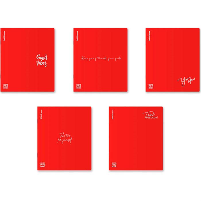 Тетрадь 48 л. клетка ErichKrause Words, красный 61952 898-334