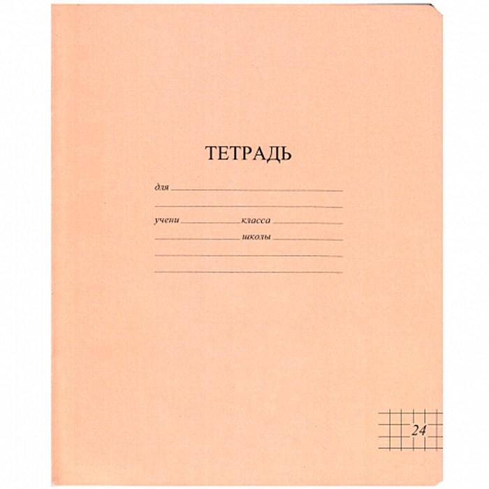 Тетрадь 24 л. линия Пудровый TW 524 F1 PR 1 160 897-093