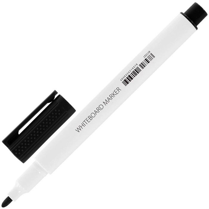 Маркер черный для доски с клипом 152118 BRAUBERG 887-277