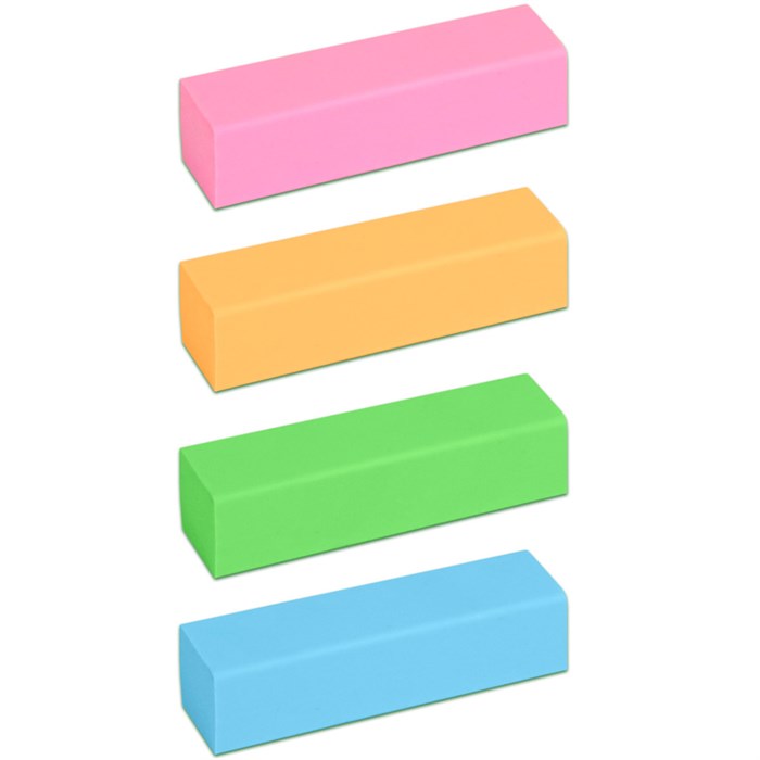 Ластик Л2, 48 х 13 х 13 мм, неоновый,в ассортименте 35С 2269-08 /ЛУЧ/. 898-904