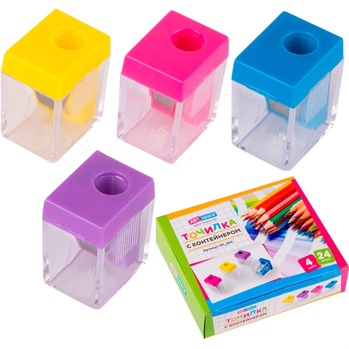 Точилка пластик 1 отверстие ArtSpace SH_660 790-959