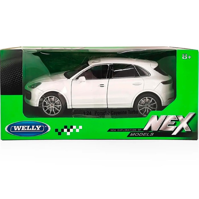 Модель 1:24 Porsche Cayenne Turbo, белый 24092W 439-478