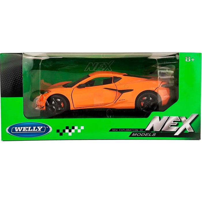 Модель 1:24 Chevrolet Corvette Z06, оранжевый 24120W 439-475