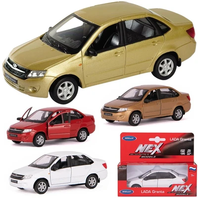 Модель 1:34/39 LADA Granta 43657W белая/красная 240-795