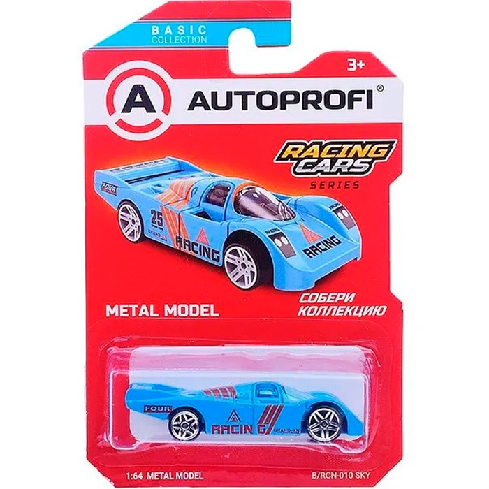 Модель 1:64 Серия RACING CARS голубой B/RCN-010 439-397